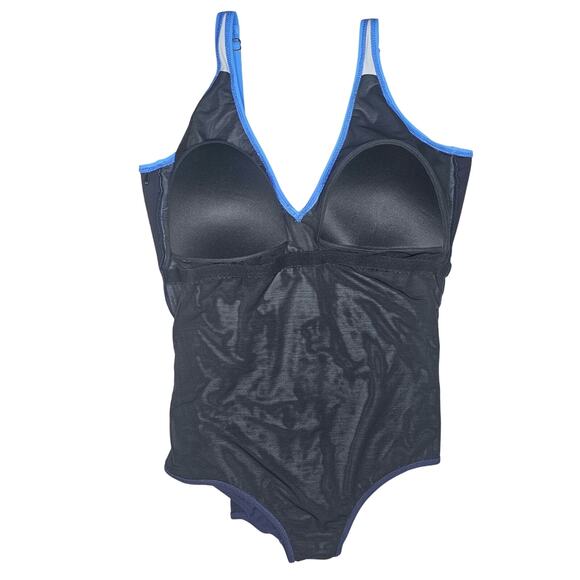 Profile by Gottex Splendor Ombre Swimsuit V-Neck Soft Cups Tummy Control Size 16 - Picture 9 of 11